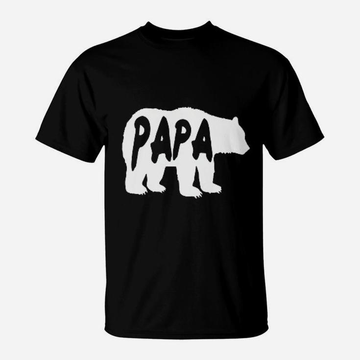 Papa Bear Mama Bear Baby Bear Cute Family T-Shirt