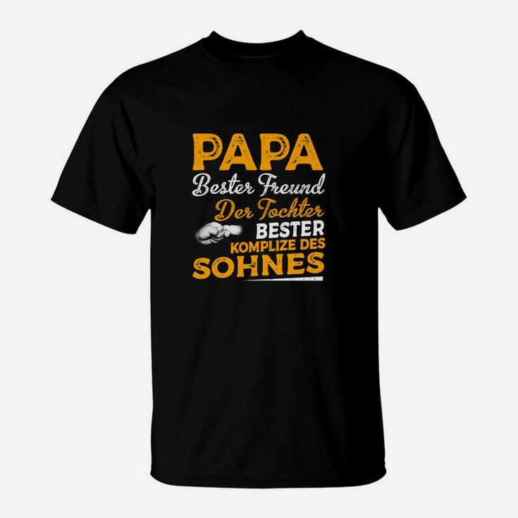 Papa Bester Freund Der Thercher- T-Shirt