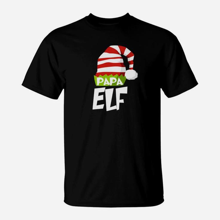 Papa Elf Family Christmas Shirt Matching Xmas Pajama Gift T-Shirt