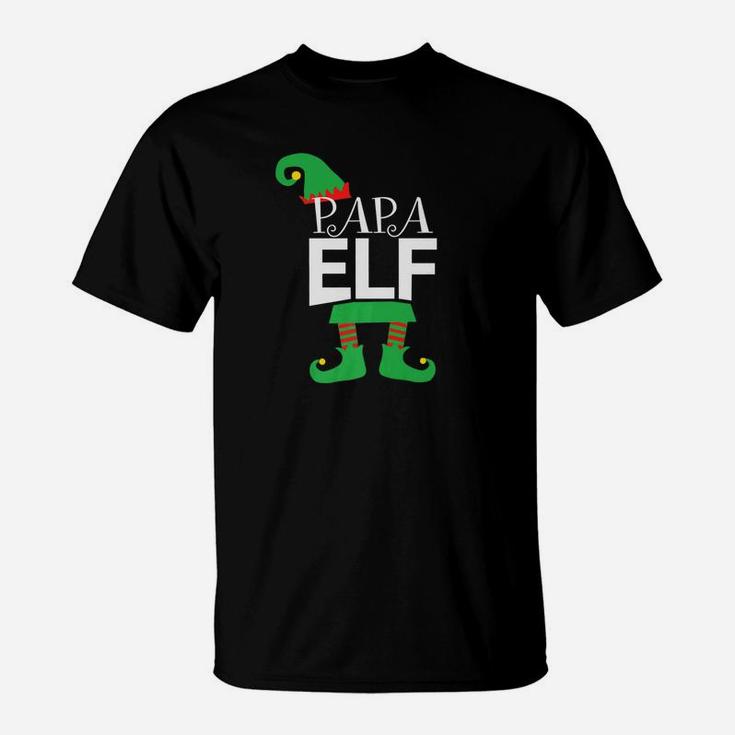 Papa Elf Family Matching Christmas Funny T-Shirt
