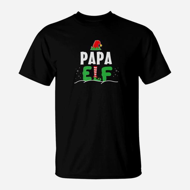 Papa Elf Funny Matching Family Christmas T-Shirt