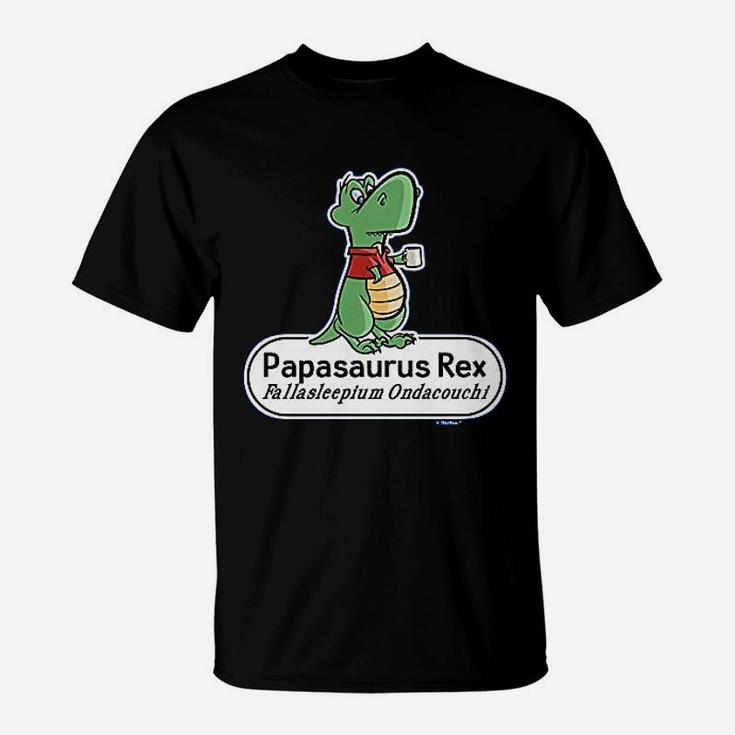 Papa Gifts Papasaurus Rex Funny Scientific Name T-Shirt