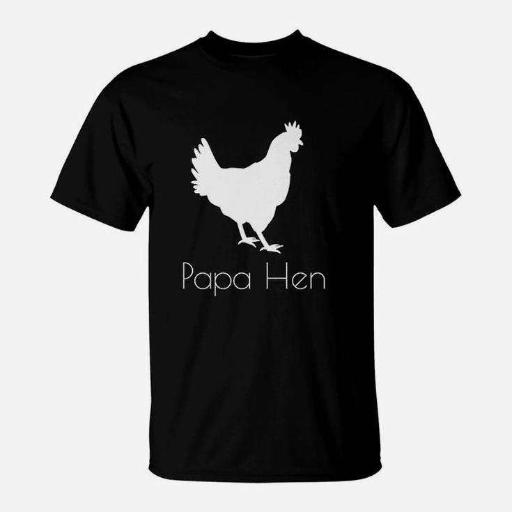 Papa Hen Chicken Dad Daddy Father Chick Apparel T-Shirt