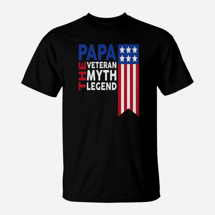 Papa The Veteran, best christmas gifts for dad T-Shirt