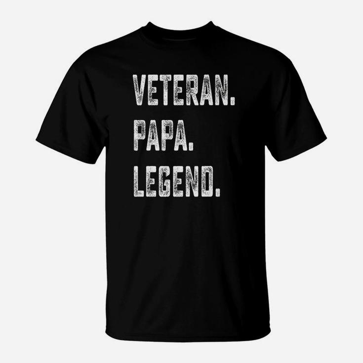 Papa Veteran Papa Legend, best christmas gifts for dad T-Shirt