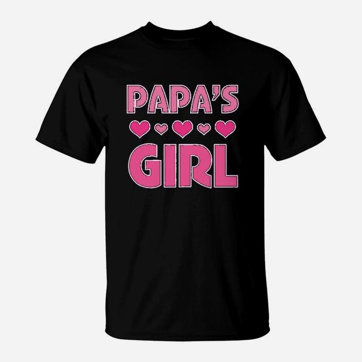 Papas Girl, dad birthday gifts T-Shirt