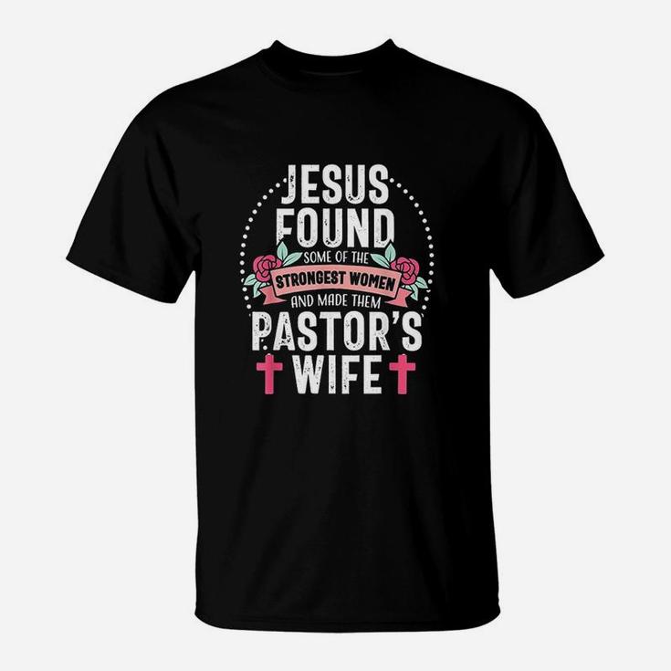Pastor Wife Proud Jesus Christian Church Appreciation Gift T-Shirt