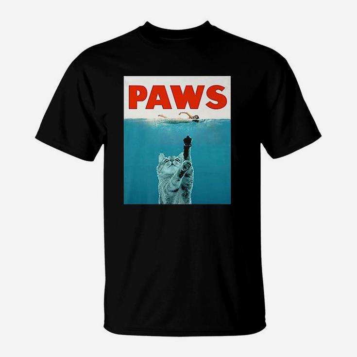 Paws Kitten Meow Parody Funny T-Shirt