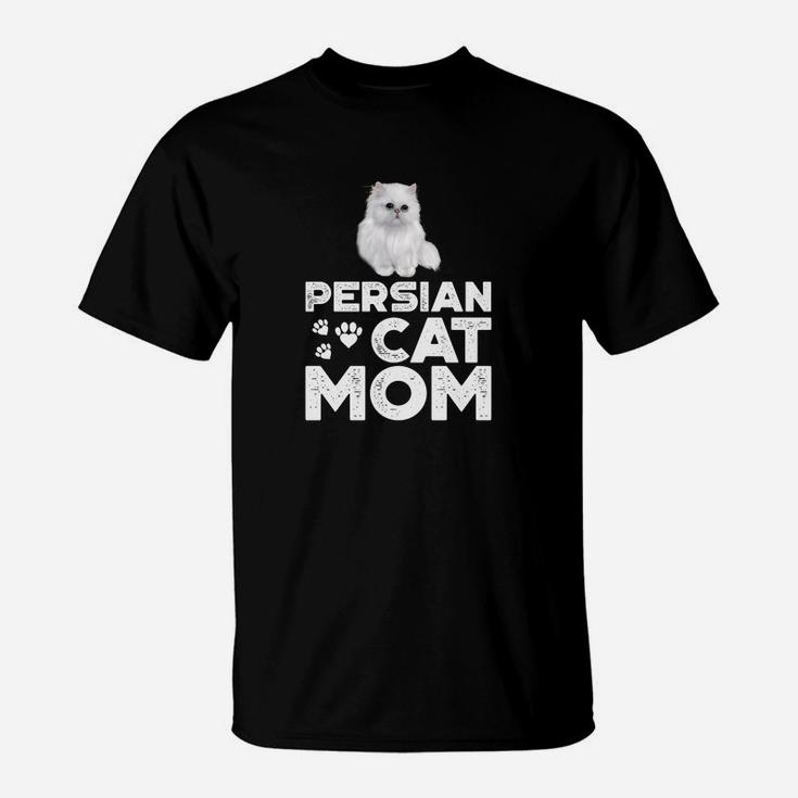 Persian Cat Mom For Female Cat Owners T-Shirt