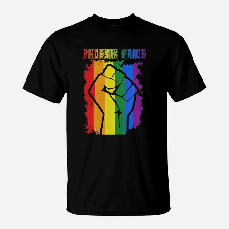 Phoenix Pride Lgbt Rainbow Flag T-Shirt