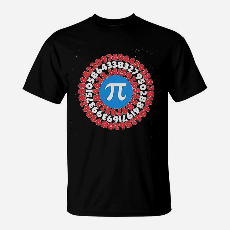 Pi Day Superhero Captain Pi Gift For Math Geeks T-Shirt