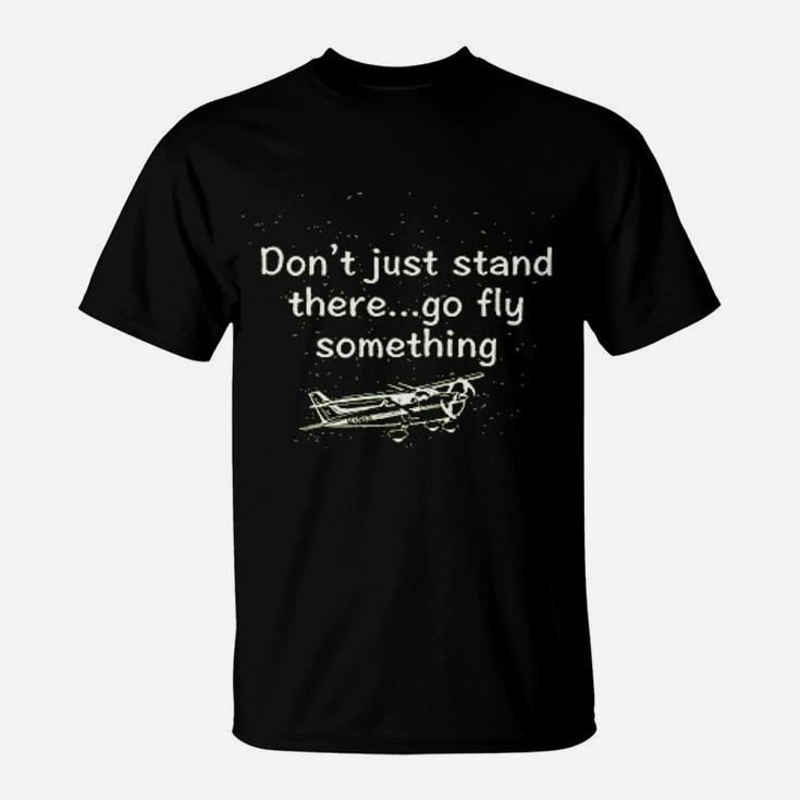 Aviation Humor Pilot T-Shirt For Men | Funny Flight School Gift Tee (S-4XL)
