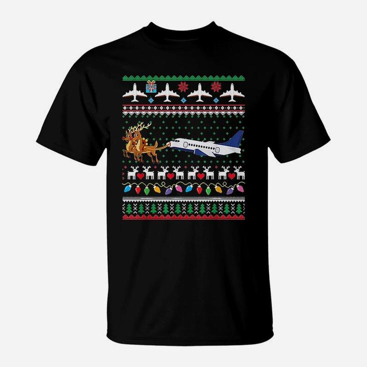 Pilots Ugly Christmas T-Shirt