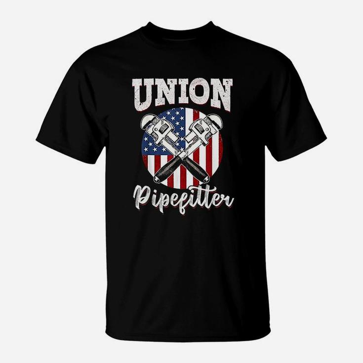 Pipefitter Gifts Funny Plumber Plumbing Union Pipefitter T-Shirt