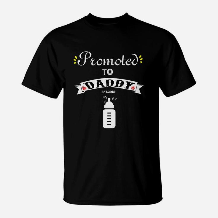 Promoted To Daddy Est. 2018 Gift For New Daddy T-Shirt Baby Promoted To Daddy Est. 2018 Gift For New Daddy T-Shirt Baby