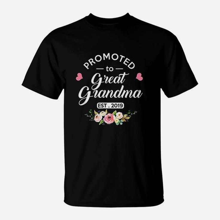 Promoted To Great Grandma Est 2019 T-Shirt Promoted To Great Grandma Est 2019 T-Shirt