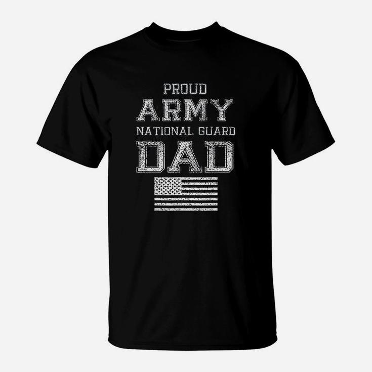 Proud Army National Guard Dad Us Military Gift T-Shirt
