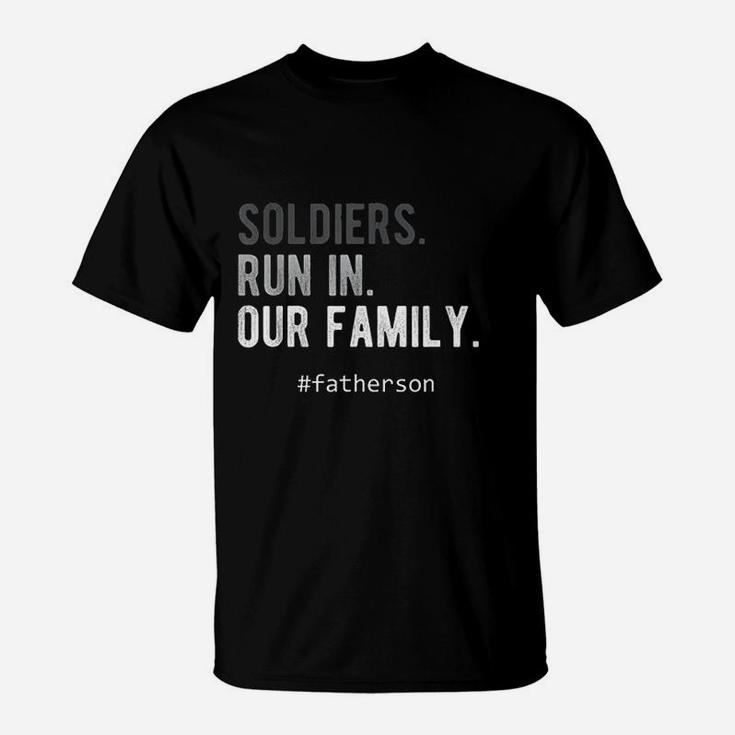 Proud Army Veteran Dad Soldier Son T-Shirt