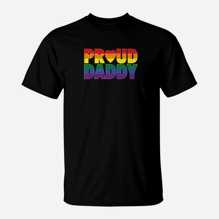 Proud Daddy Lgbt Parent Gay Pride Fathers Day Premium T-Shirt