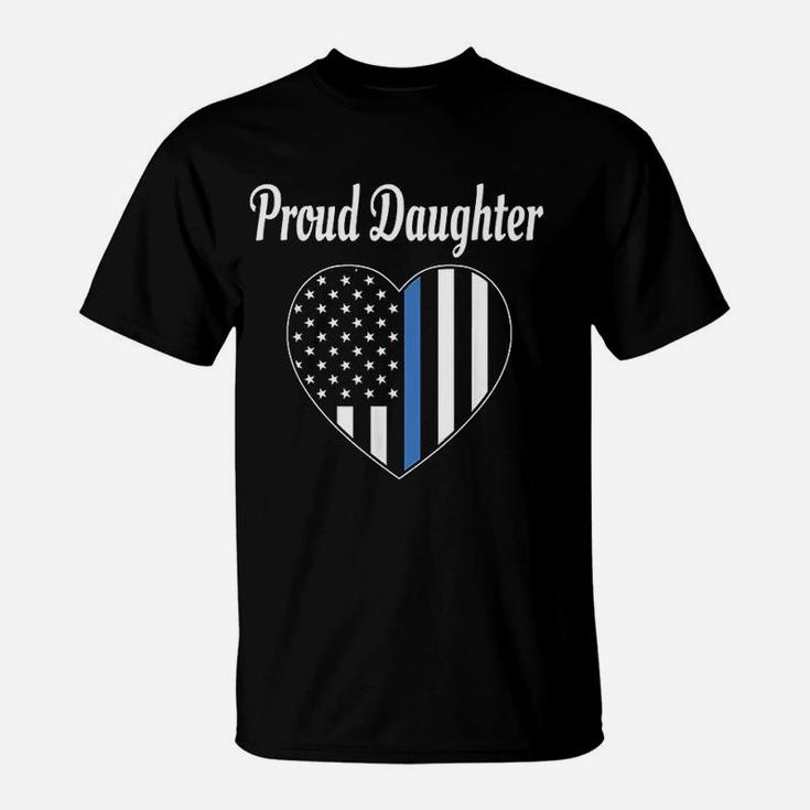 Proud Daughter Of Police Officer Law Enforcement T-Shirt