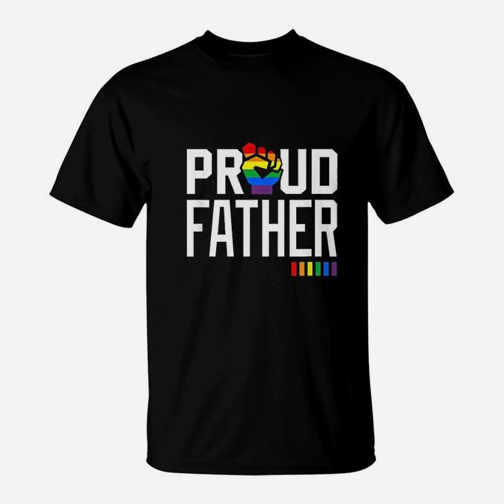 Proud Father Gay Pride Month Lgbtq T-Shirt