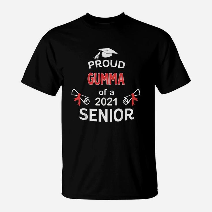 Proud Gumma Of A 2021 Senior Graduation 2021 Awesome Family Proud Gift T-Shirt