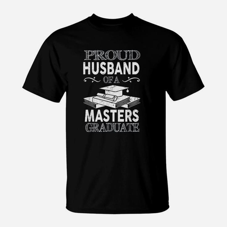 Proud Husband Of A Masters Graduate Senior T-Shirt