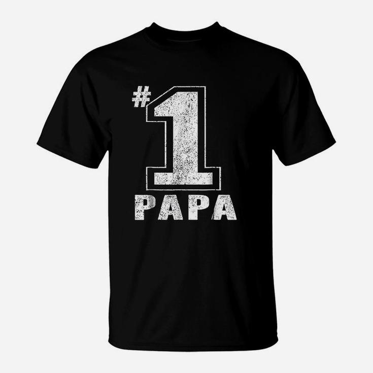 Proud Number One Papa, dad birthday gifts T-Shirt