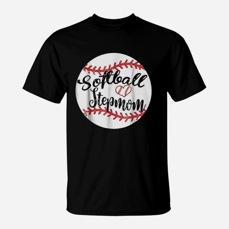 Proud Softball Stepmom T-Shirt