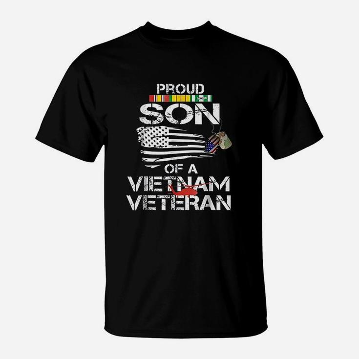 Proud Son Of A Vietnam Veteran Fathers Day Gift T-Shirt