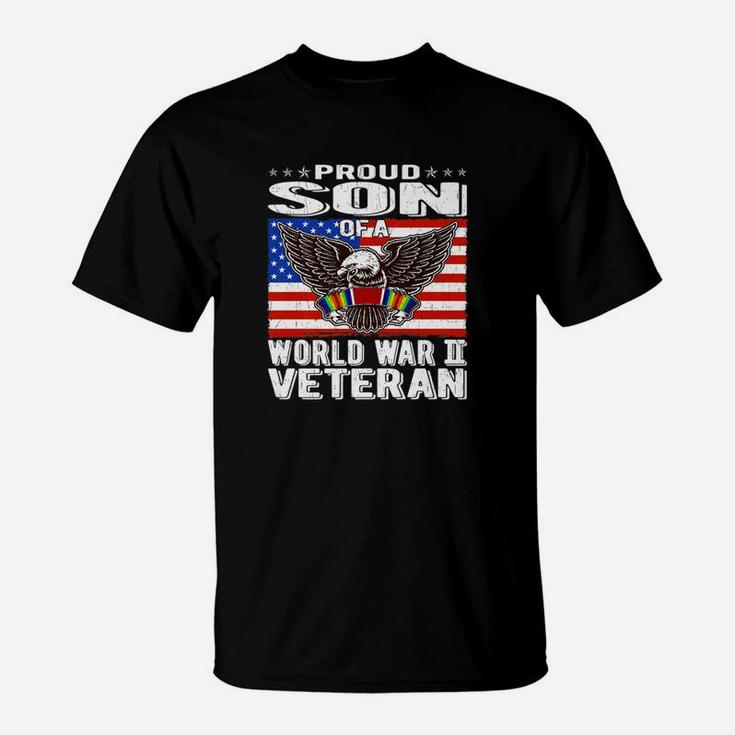 Proud Son Of A World War 2 Veteran Patriotic T-Shirt