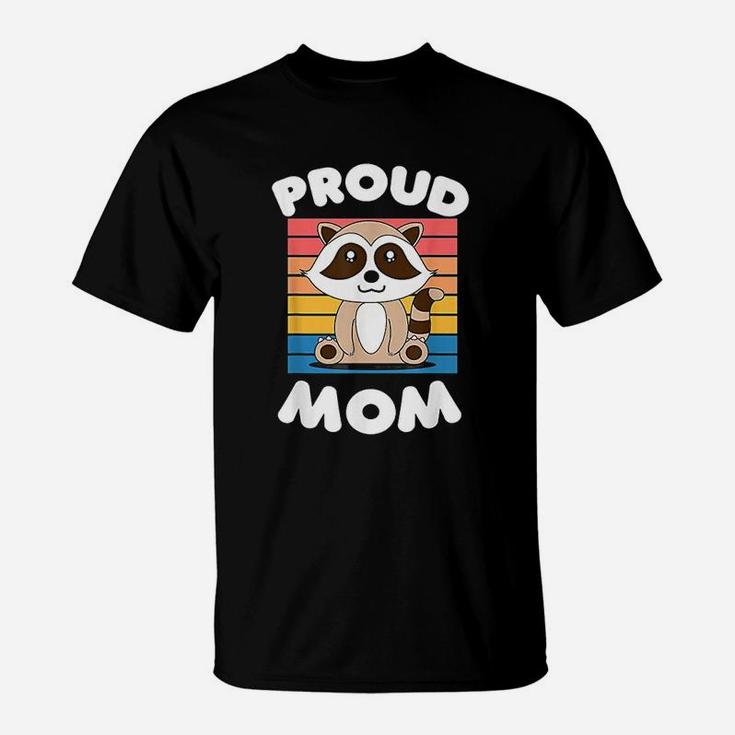 Raccoon Cute Animal Lovers Gift Funny Raccoon Mom T-Shirt