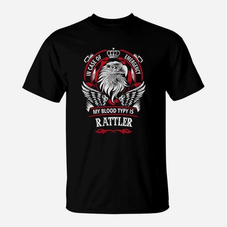 Rattler Shirt, Rattler Family Name, Rattler Funny Name Gifts T Shirt T-Shirt