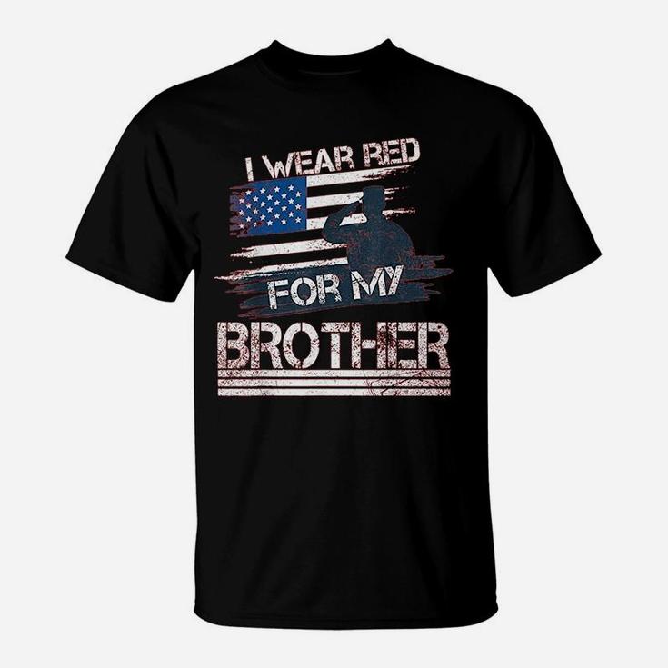 Red Friday Military For Brother T-Shirt