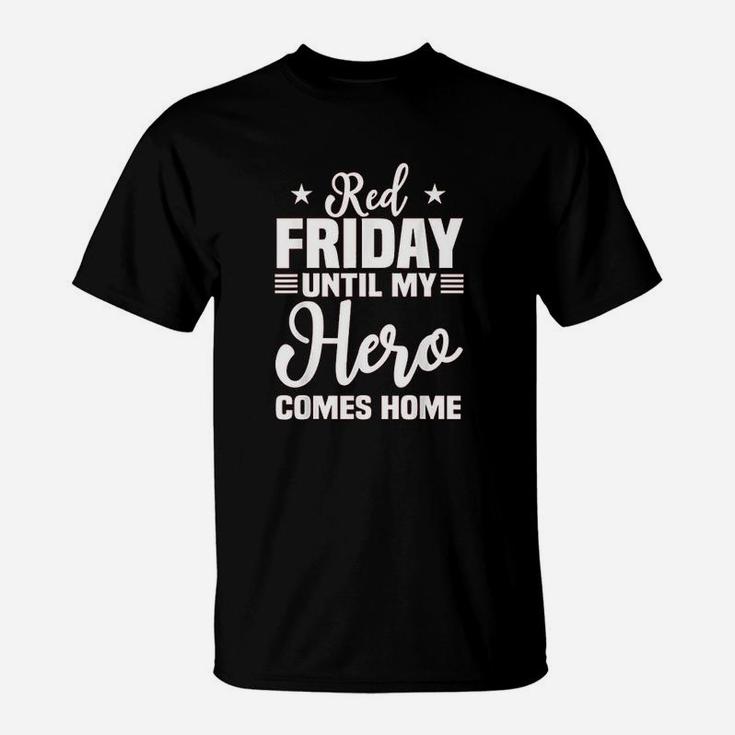 Red Friday Military Support Our Troops Remember T-Shirt