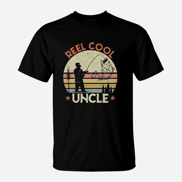 Reel Cool Uncle Vintage Fishing Lover Gift For Uncle T-Shirt