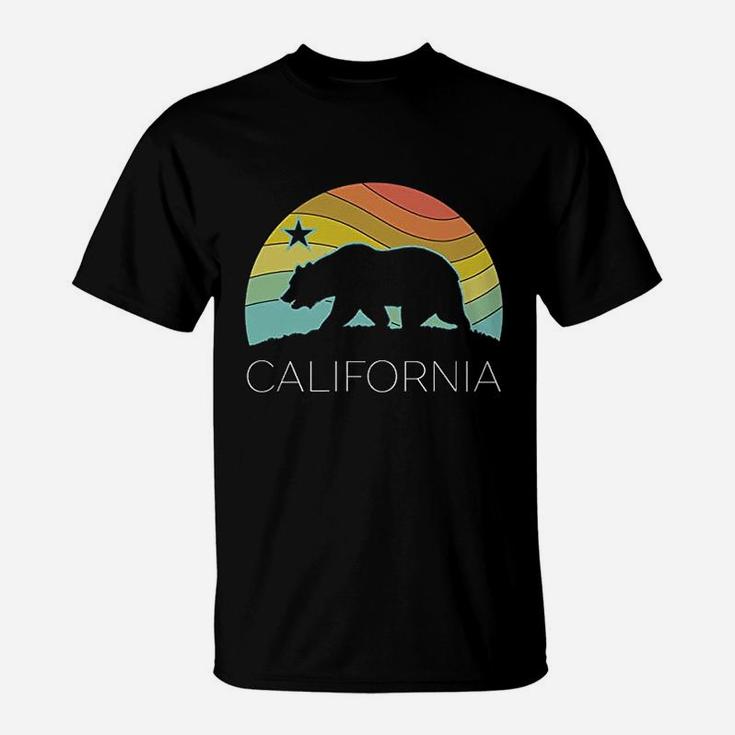 Retro California Bear Vintage Beach Cali Pride Surf 70s T-Shirt