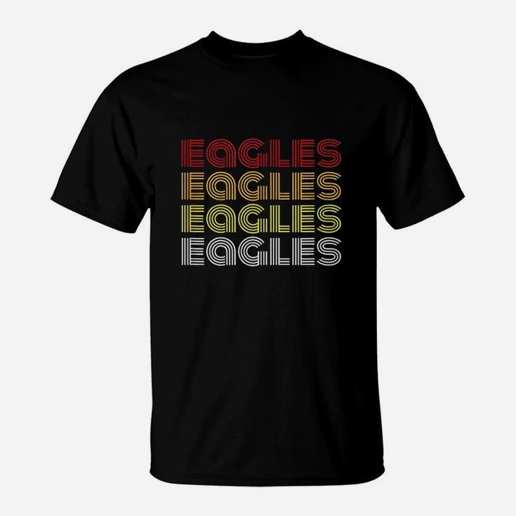 Retro Style Eagles Vintage Colors T-Shirt