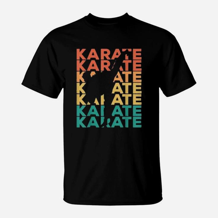 Retro Vintage Karate Gift For Karateka T-Shirt