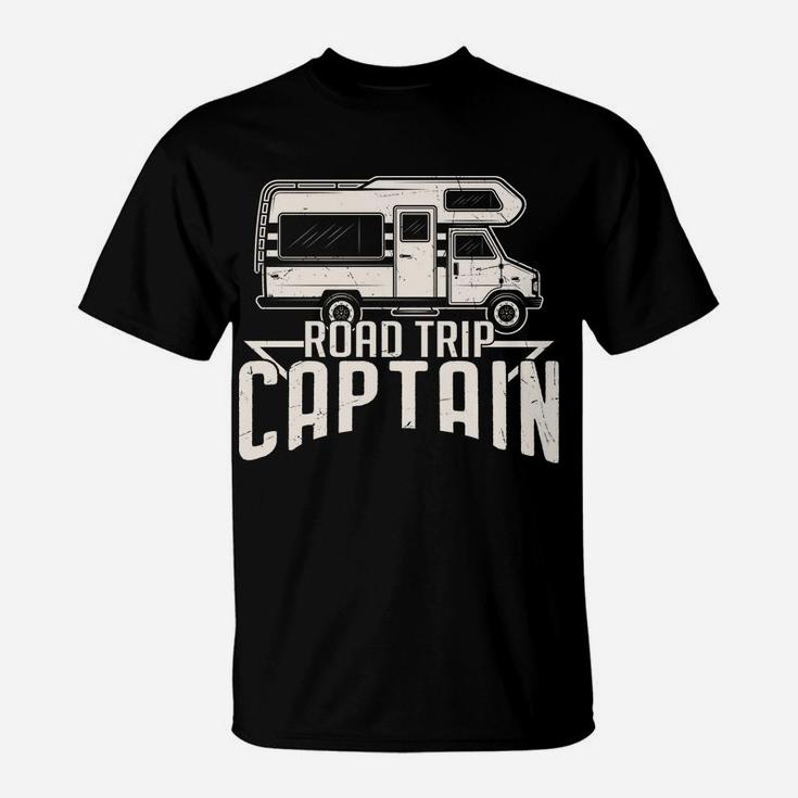 Road Trip Captain Camping Truck Go Camping Outside T-Shirt