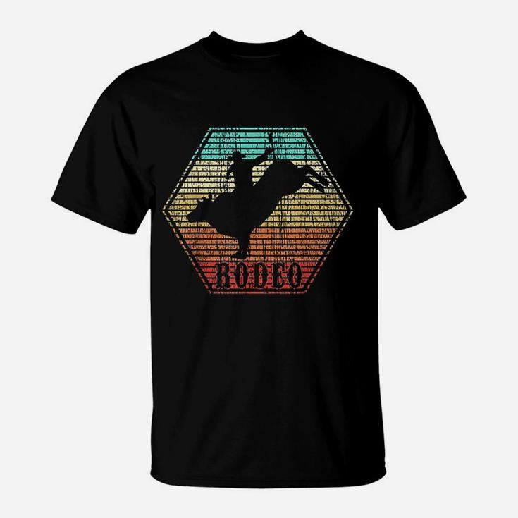 Rodeo Bull Riding Vintage Cowboy Gift T-Shirt