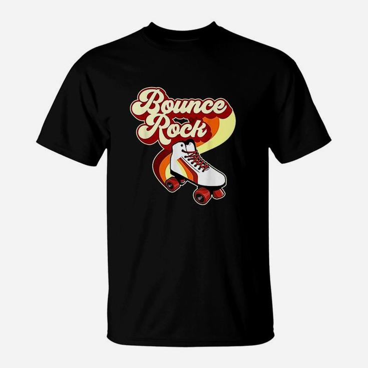 Roller Disco Bounce Rock Roller Skate Vintage 70s 80s T-Shirt