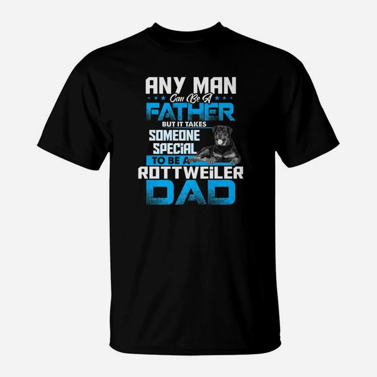 Rottweiler Dad Dog Lovers Fathers Day Gif T-Shirt