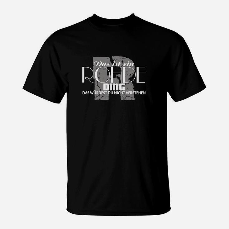 Ruhrpott-Ding Schwarzes T-Shirt, Regionales Motiv Tee