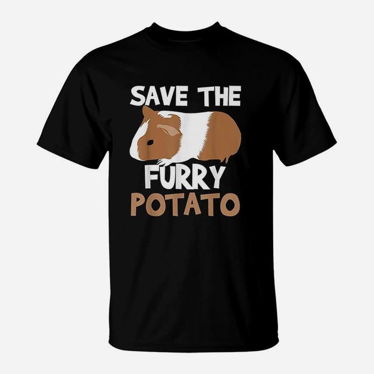 Save Furry Potato Funny Guinea Pig Lover Mom Women T-Shirt