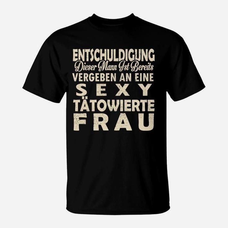 Schuldigung Sexy Tätowierte Frau Super-Shirt für Männer