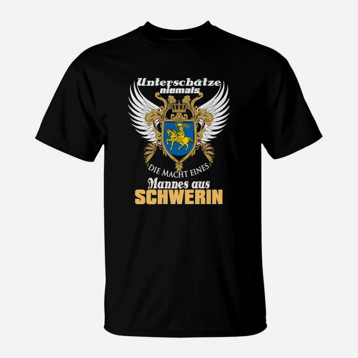 Schwerin Stolz T-Shirt Herren, Adler Motiv mit Spruch