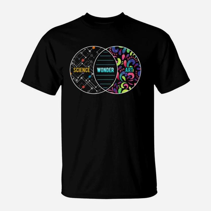 Science Wonder Art Overlapping Circles Gift T-shirt T-Shirt