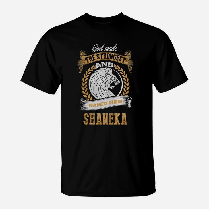 Shaneka Shirt, Shaneka Family Name, Shaneka Funny Name Gifts T Shirt T-Shirt