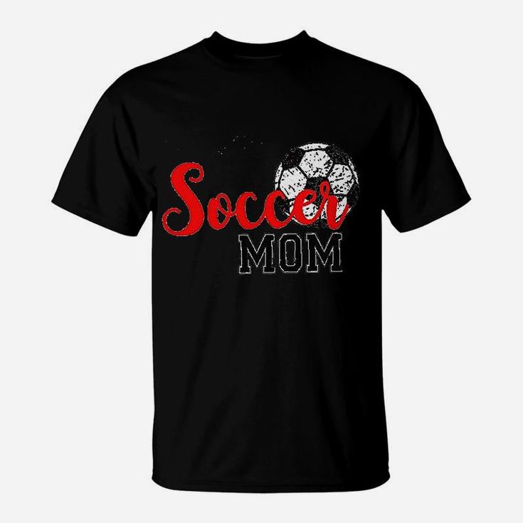 Soccer Mom Letter Printed T-Shirt